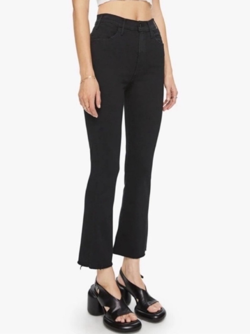 Mother The Hustler Ankle Fray jeans Not Guilty 29